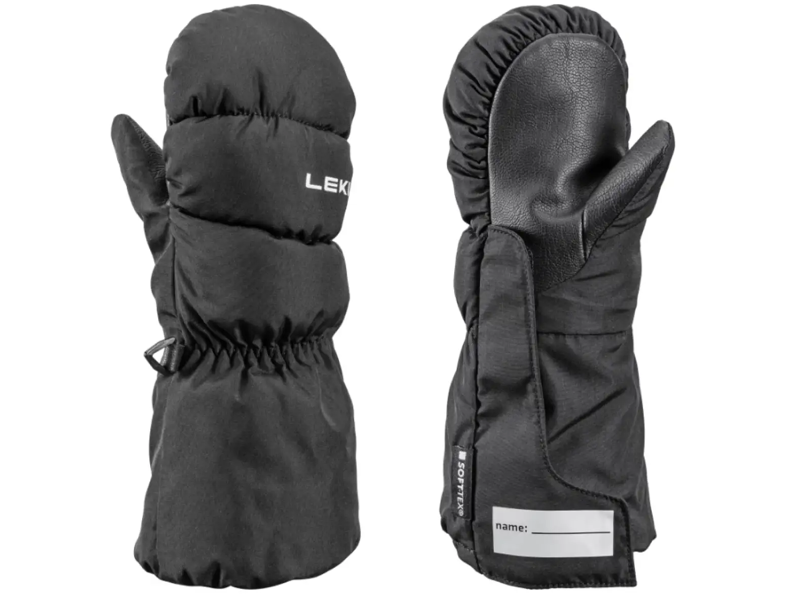 Leki Little Glace Zero Mitt Long Kinderfäustlinge schwarz