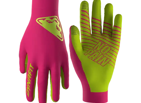 Dynafit Upcycled Light Laufhandschuhe Flamingo