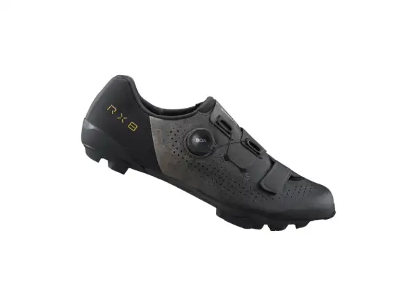 Shimano SH-RX801 Herren Gravel-Schuhe Schwarz