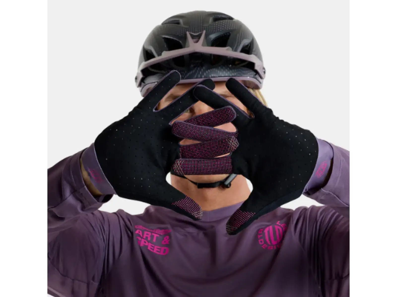 Troy Lee Designs Ace 2.0 Radioscape Handschuhe Deep Purple