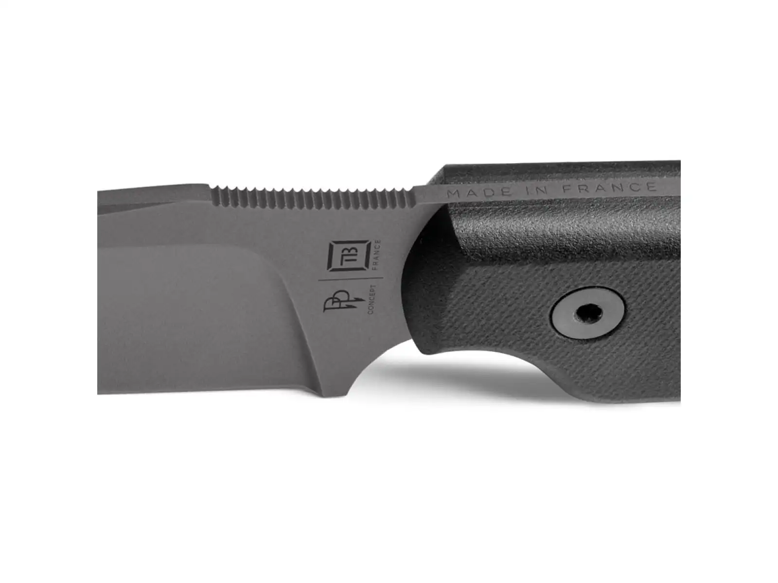 TB Outdoor Kommandeur G10 Messer Schwarz