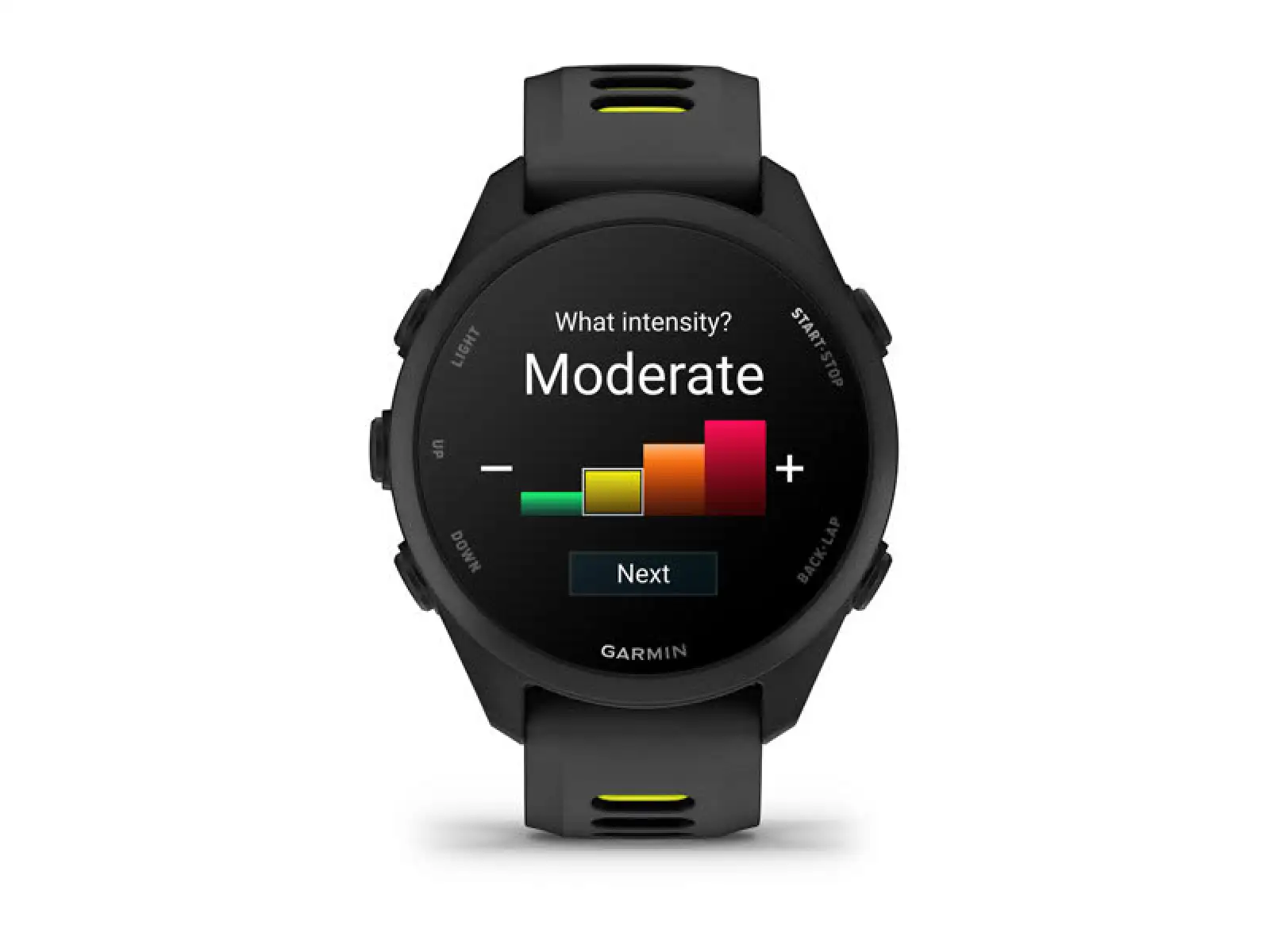 Garmin Forerunner 170 Music mit Armband Black/Amp Yellow