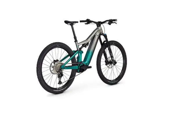 Focus JAM2 6.9 800 Wh Mountain-E-Bike Nepalsilver / Emeraldgreen