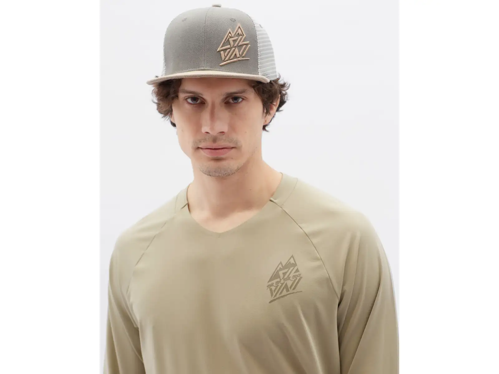 Silvini Cortino Herrentrikot langarm Creme