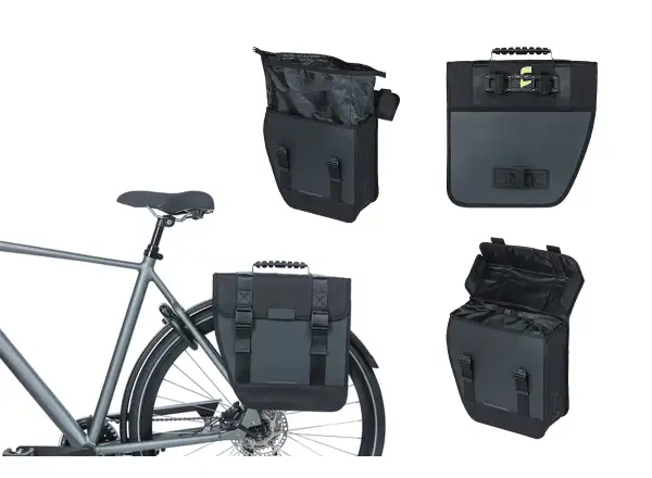 Basil Tour left wasserdichte 14-Liter Tasche am Gepäckträger