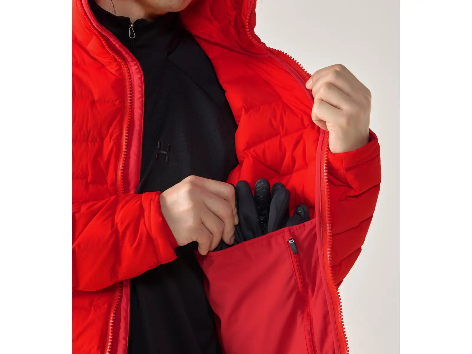 Haglöfs Spitz Down Herrenjacke Tech Red