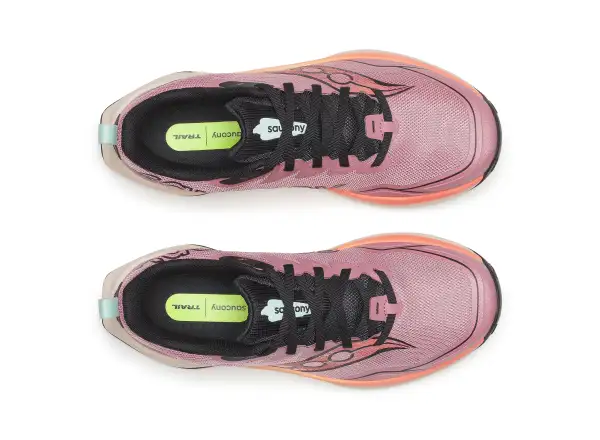 Saucony Peregrine 16 Damen Laufschuhe Mauve/Salmon