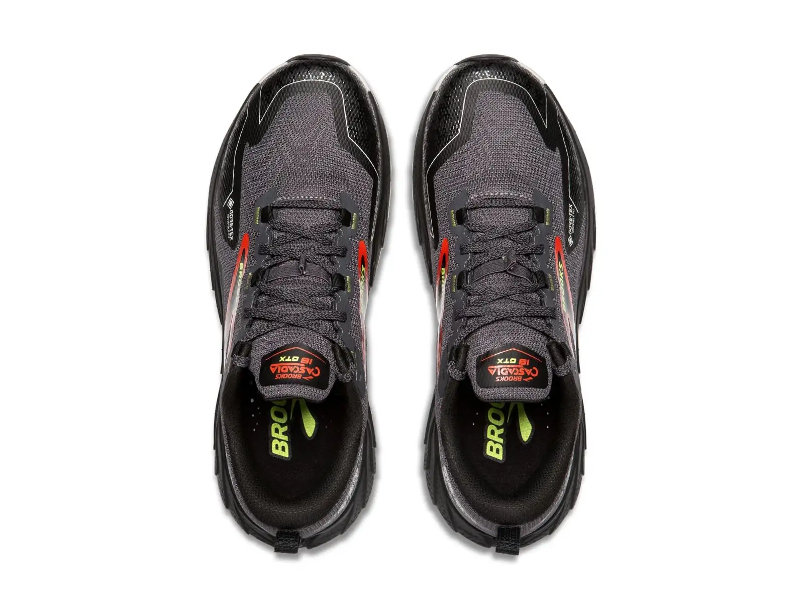 Brooks Cascadia 18 GTX Herren Laufschuhe Schwarz