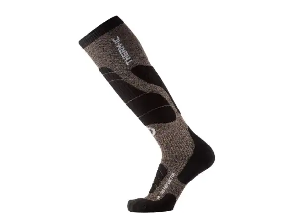 Thermic Ski Merino Reflector Unisex Socken schwarz/gold