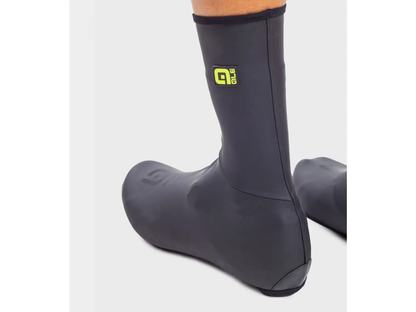 Alé Accessori Rain 2.0 Fahrradüberschuhe Schwarz/Fluo Gelb