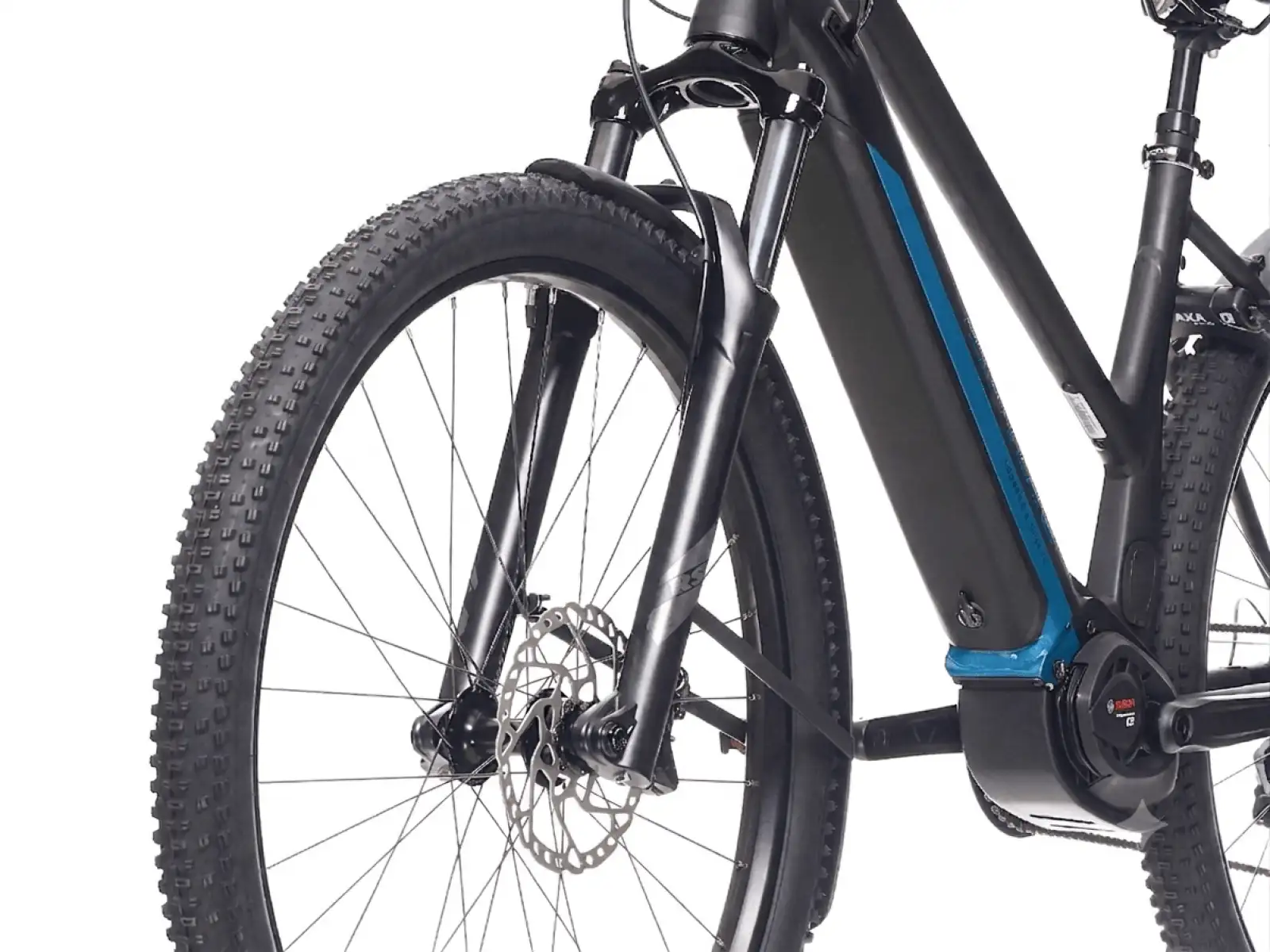 Rock Machine Torrent e90-29 B Touring Easy Entry E-Bike Matte Black / Petrol.
