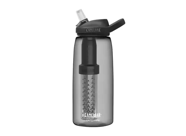 Camelbak Eddy+ Flasche 1 l LifeStraw Charcoal