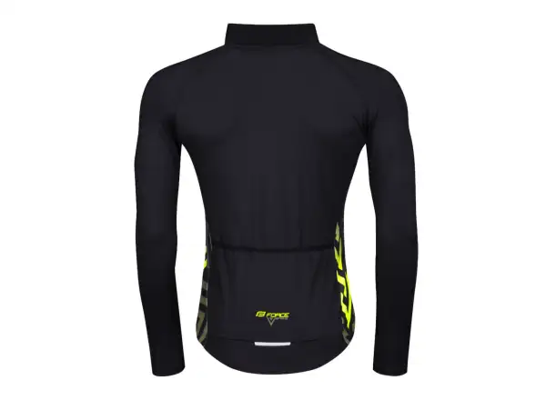 Force Spike Herren Langarm-Shirt Schwarz/Fluoreszierend