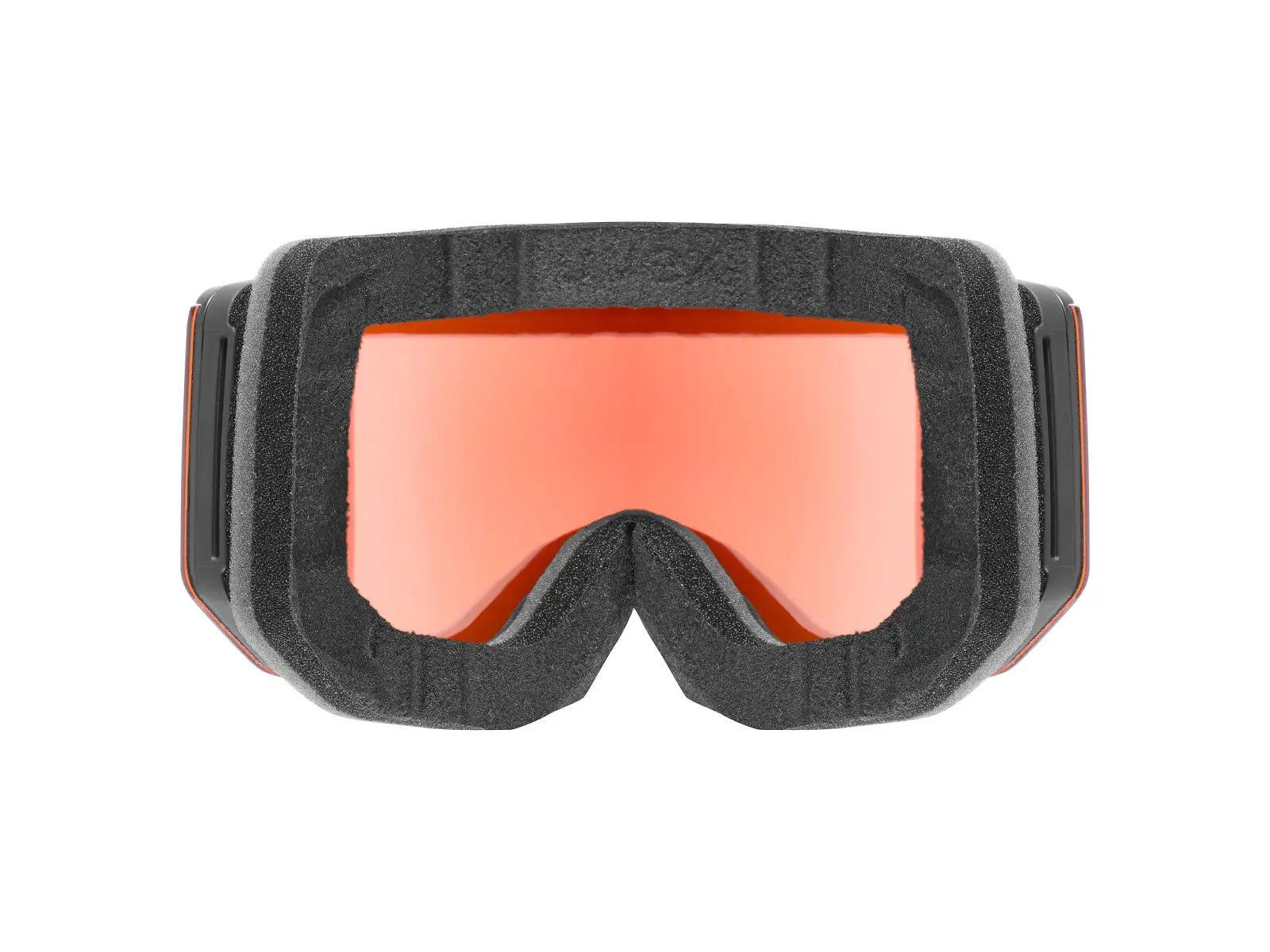 Uvex Lace Attract FM Skibrille black matt/red - orange