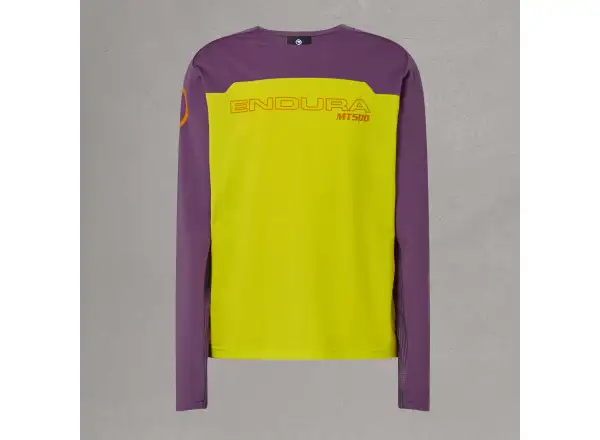 Endura MT500 Junior Kindertrikot Langarm Citrus