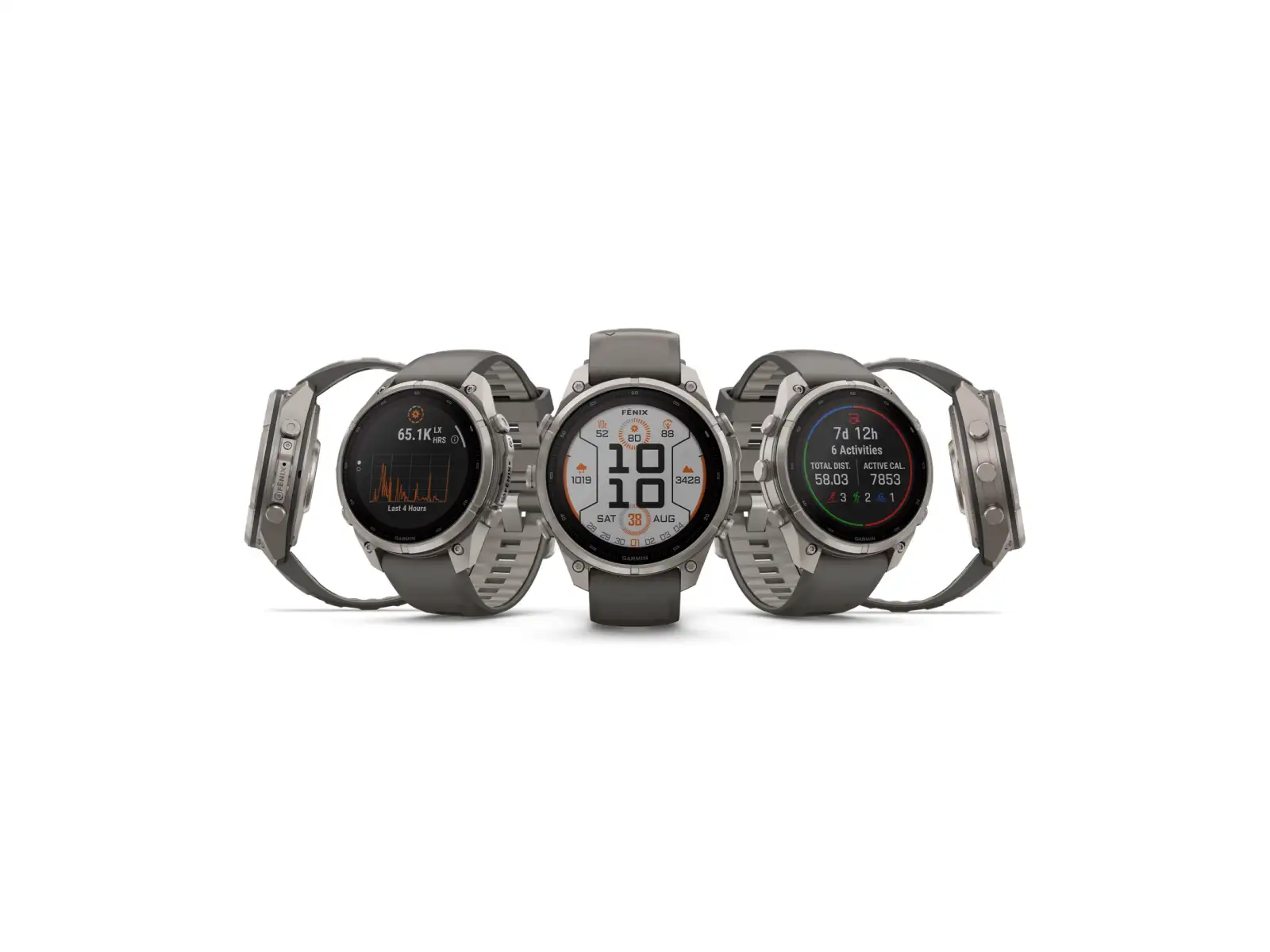 Garmin Fénix 9 Pro inReach Solar 47 mm Titan Pebble Gray/Silver Gray