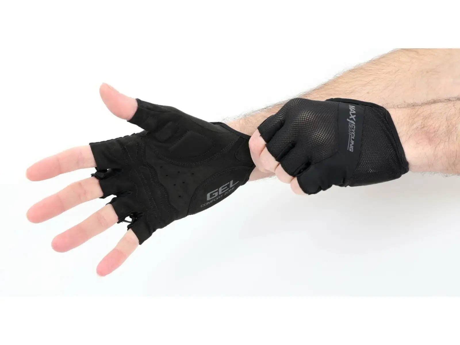 MAX1 Kurzfingerhandschuhe Schwarz