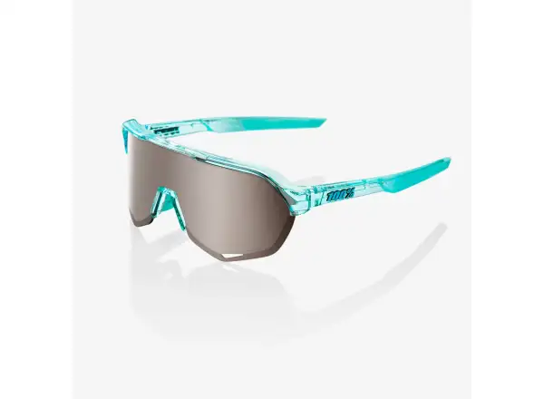 100% S2 Brille HiPER Polished Translucent Mint/Silver Mir