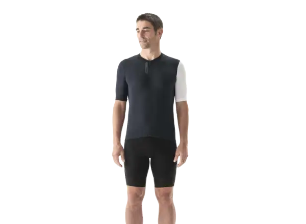 Mavic Essential Herrentrikot kurze Ärmel Schwarz/Weiß