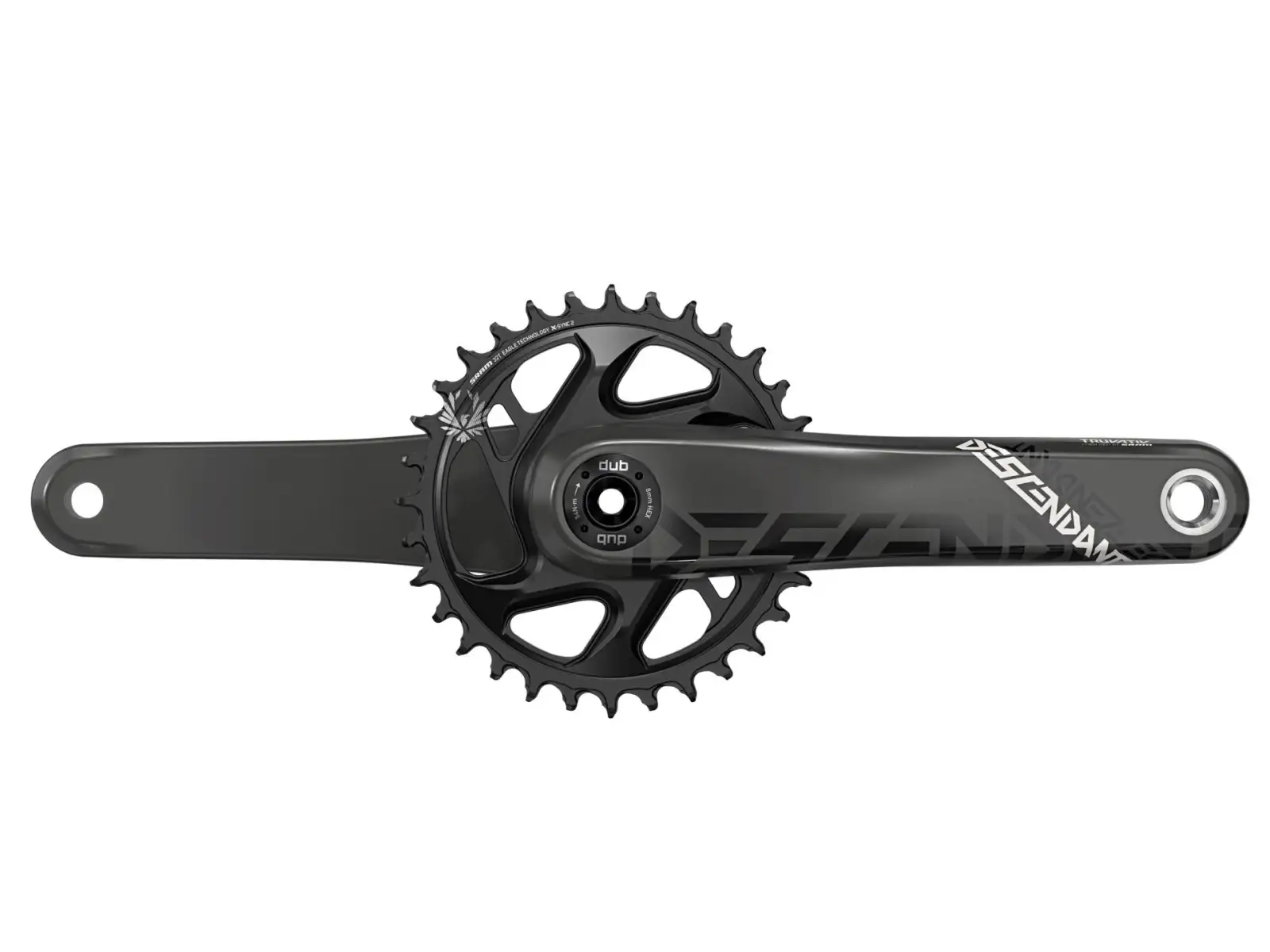 Truvativ Descendant Carbon Eagle DUB Kurbeln 175 mm für Cannondale Ai