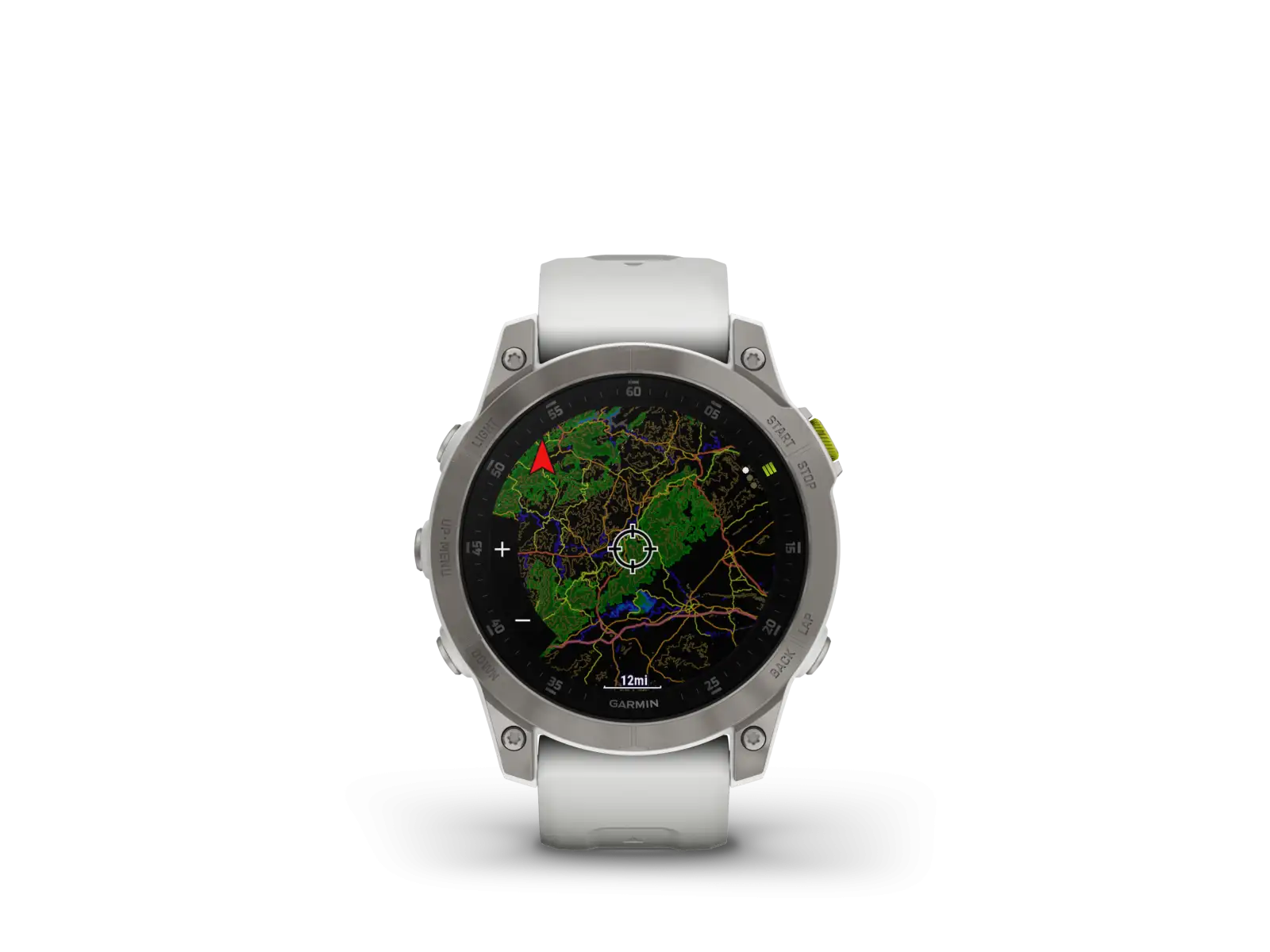 Garmin Epix Generation 2 Sapphire Edition Smartwatch Titanium/Weiß