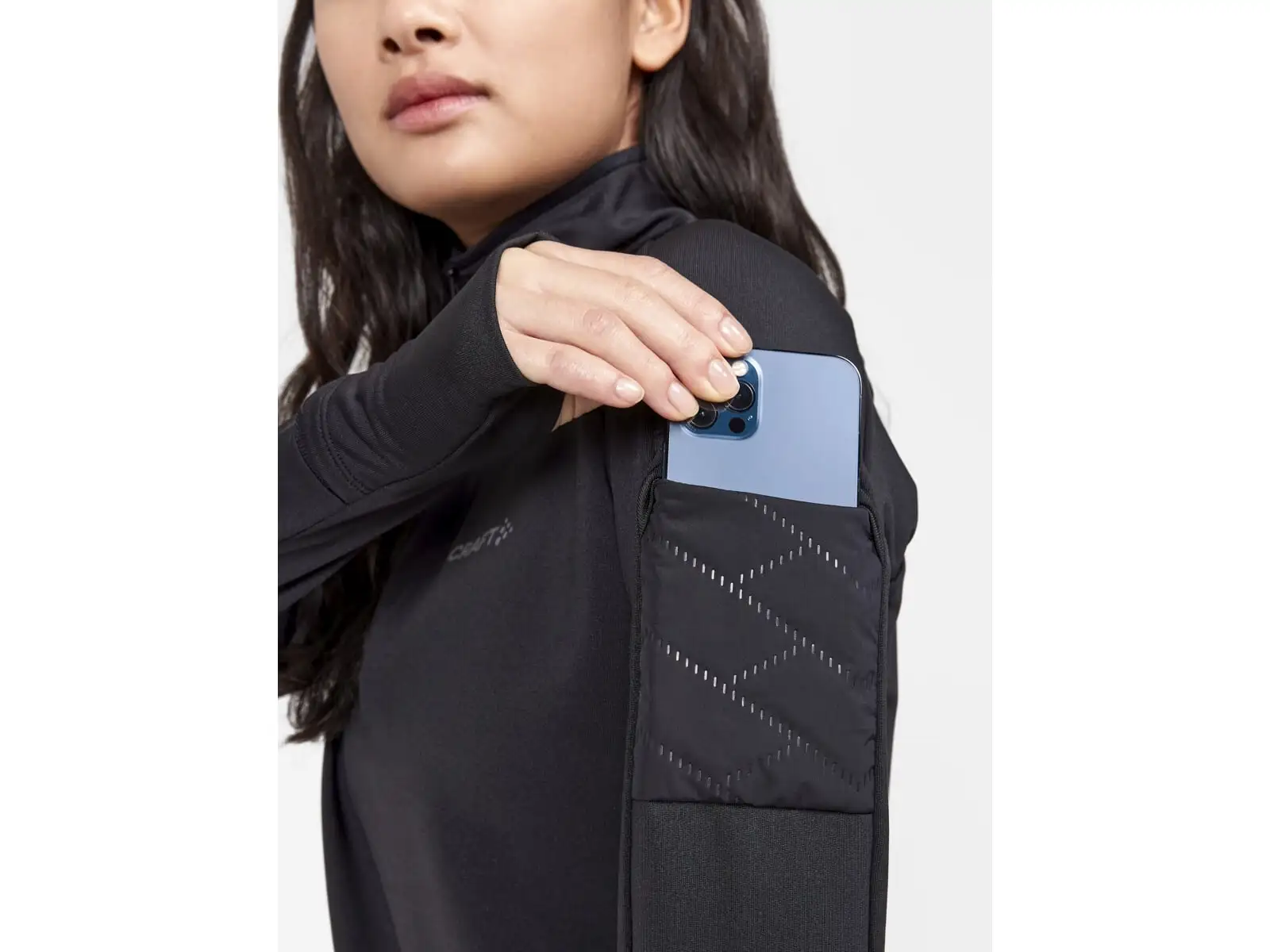 Craft ADV SubZ Damen Laufshirt Langarm schwarz
