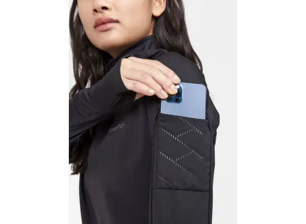Craft ADV SubZ Damen Laufshirt Langarm schwarz