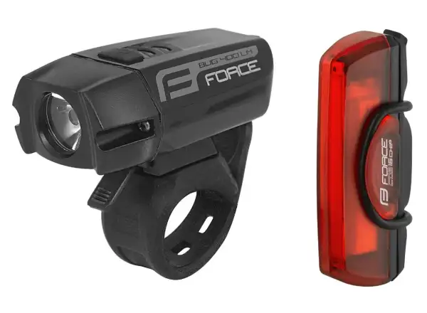 Force Glare Set Vorder- und Rücklichter USB