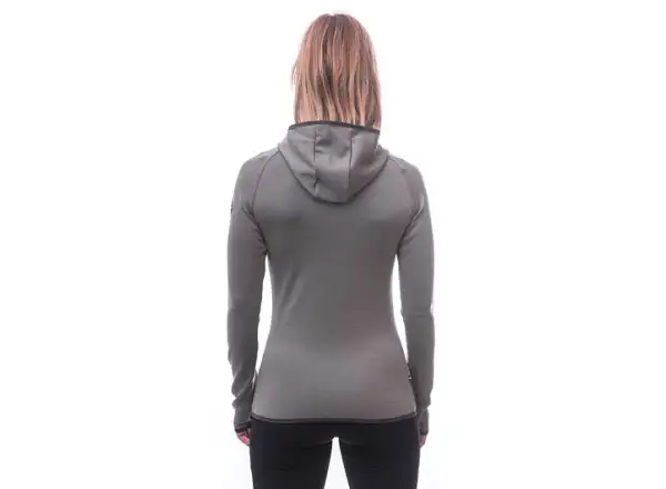 Sensor Merino Upper Mountains Damenpullover grau