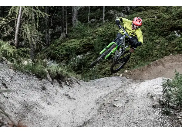 Silvini Cortino Herrentrikot Langarm Neon/Schwarz.