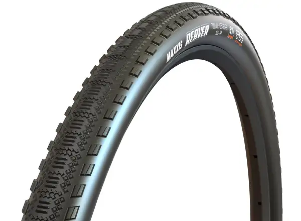 Maxxis Reaver 700x45C EXO TR Schotterreifen mit Kevlar in Schwarz.