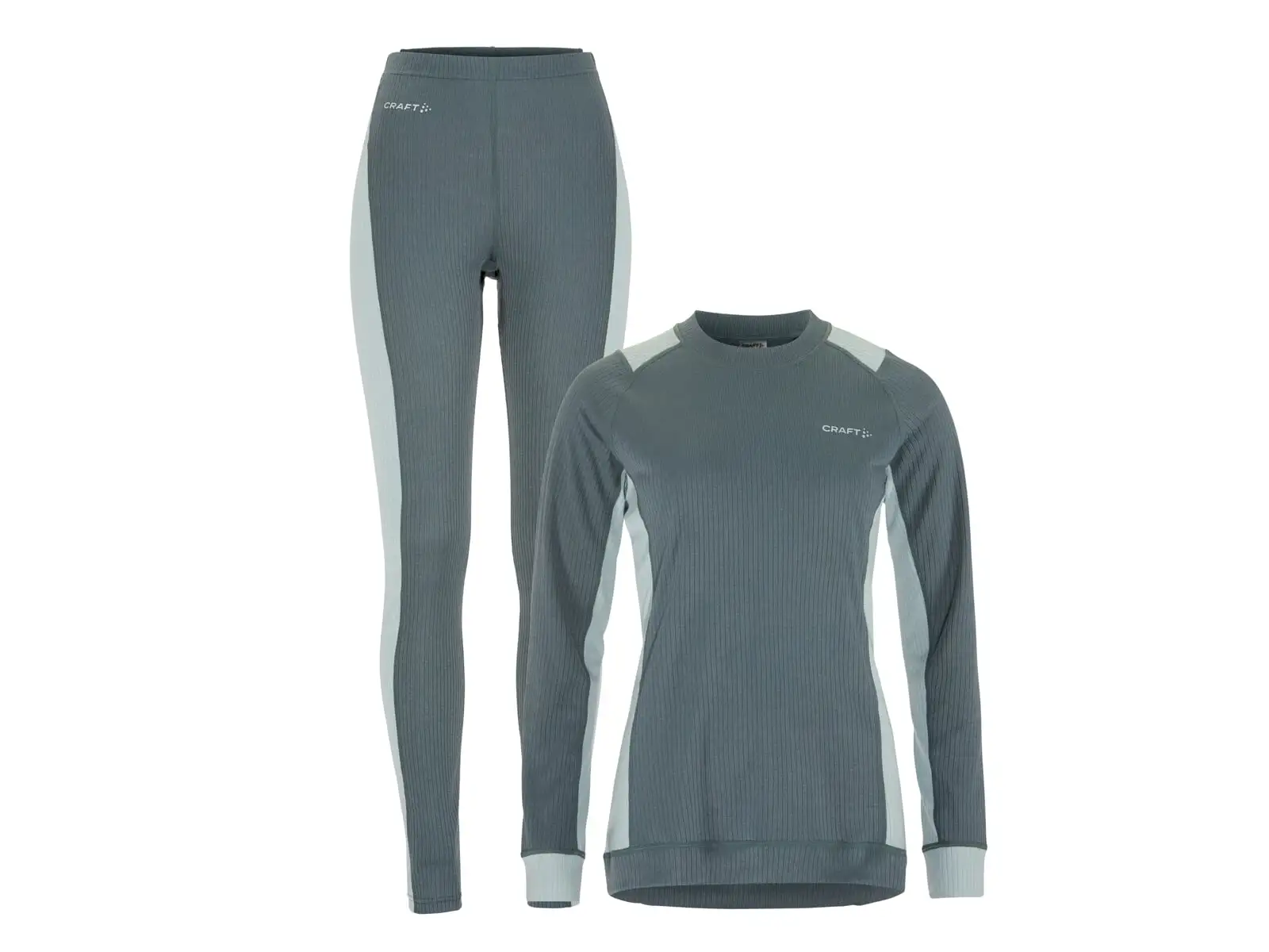 Craft Core Dry Baselayer Damen Set Langarmshirt+Hose blau