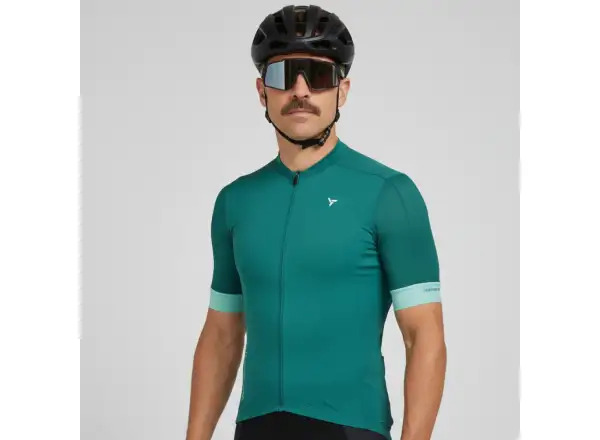 Silvini Carnio Herren Trikot Kurzarm Olive Ocean