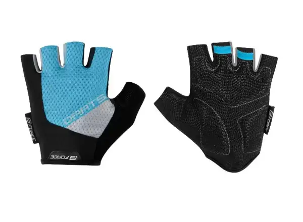 Force Darts Gel Handschuhe ohne Verschluss in Blau/Grau.