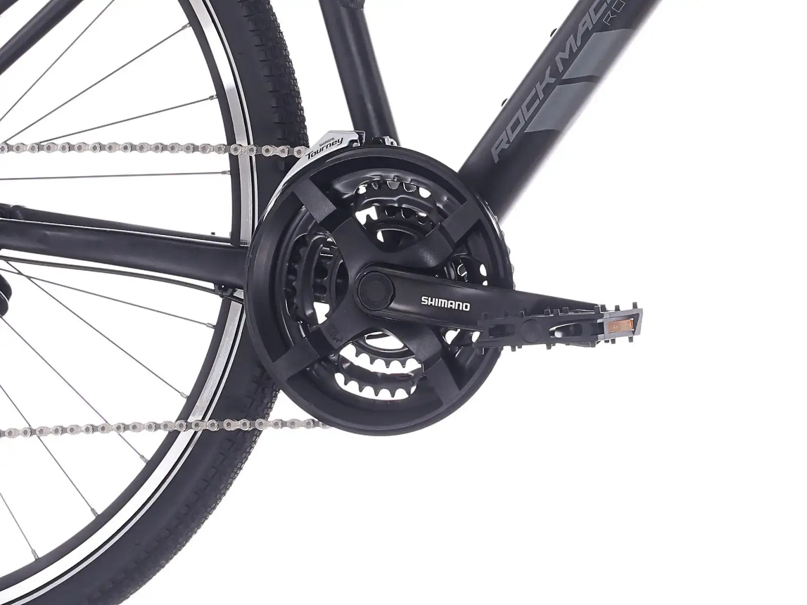 Rock Machine Rokk 30 Easy Entry Trekkingrad mattschwarz