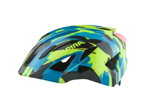 Alpina Pico Flash Helm Neon/Blue Green Gloss