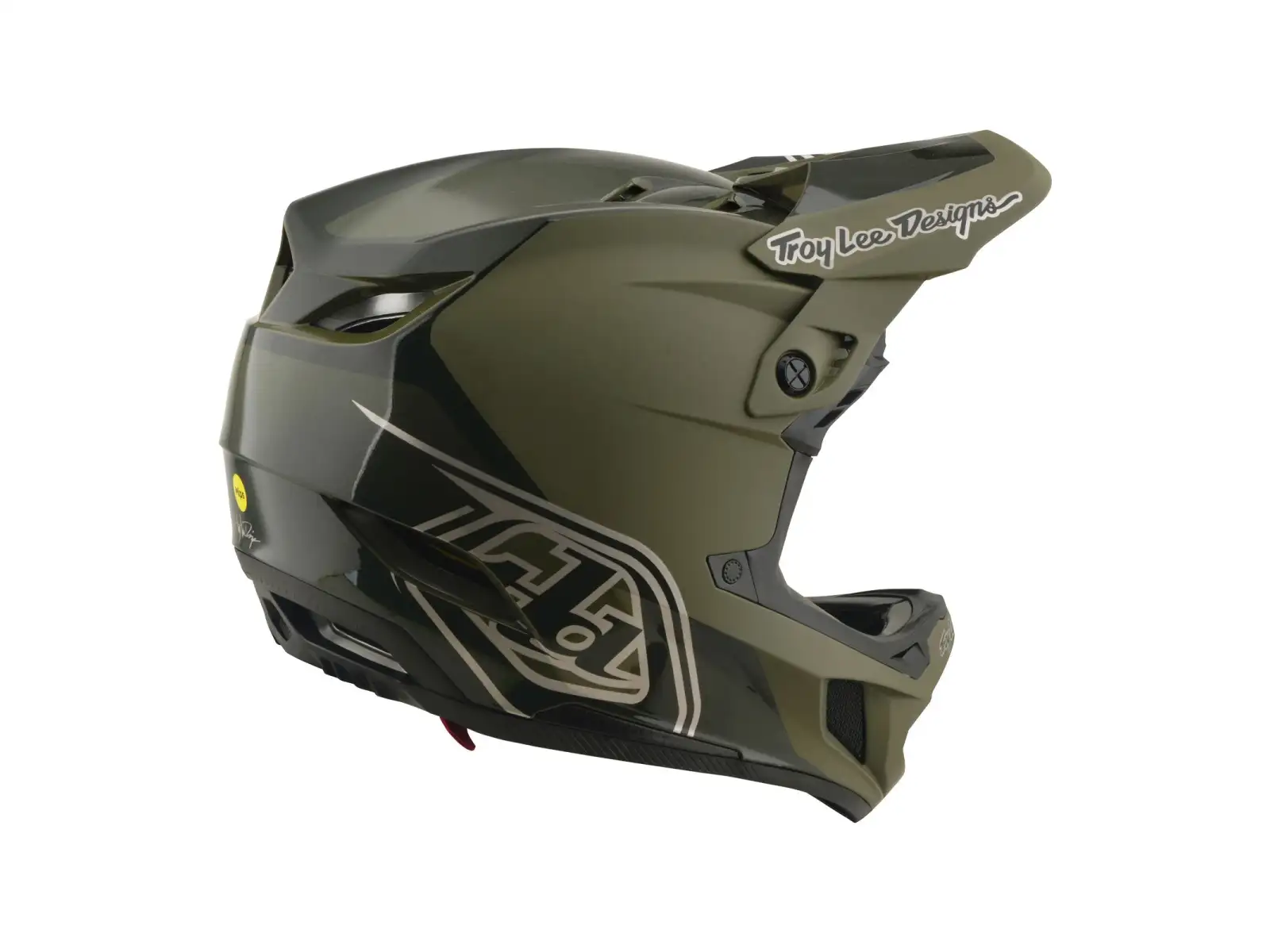 Troy Lee Designs D4 Polyacryte Mips Helm Shadow Beetle