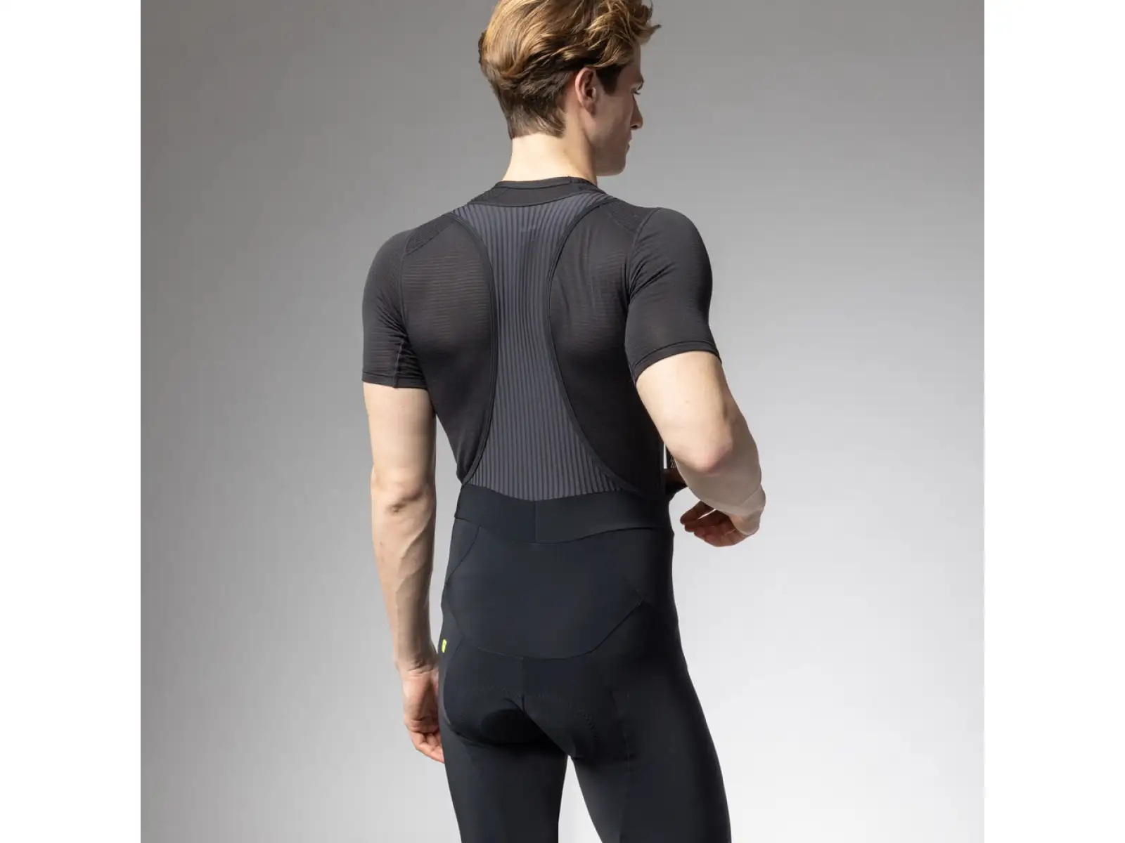 Alé Pragma Winter 2.0 Herren Thermohose mit Trägern und Polster Black