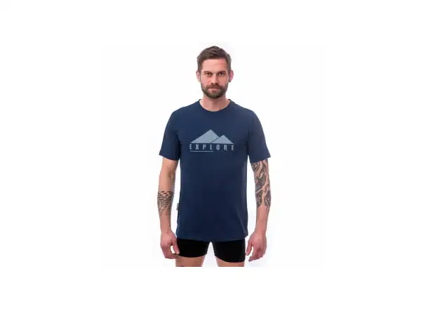 Sensor Merino Air PT Explore Herren T-Shirt kurzarm dunkelblau