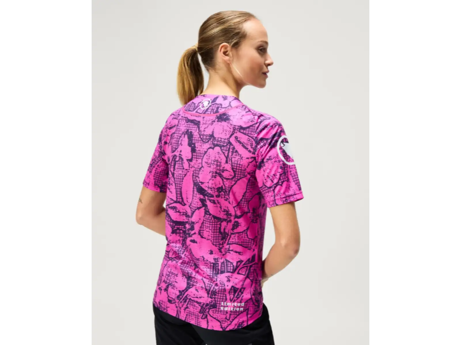 Endura LTD Grid Floral Damen-Trikot kurzarm Pink Pop