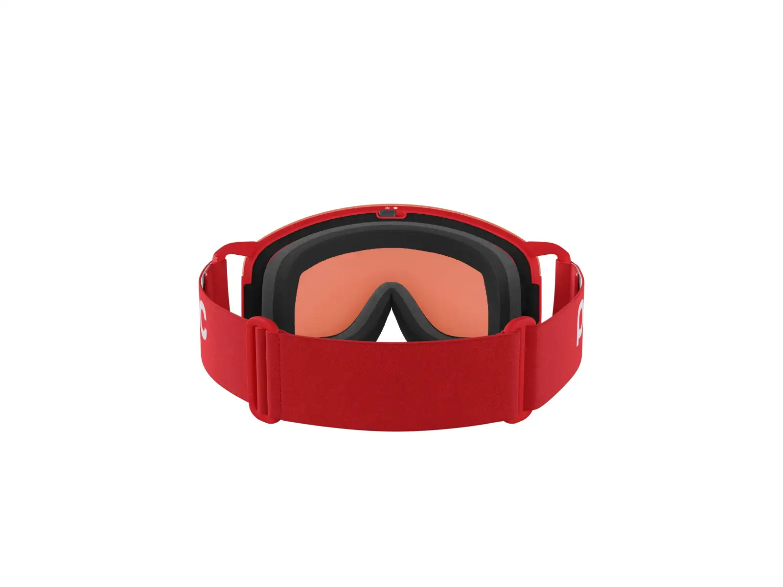 POC Nexal Mid Skibrille Prismane Red/Partly Sunny Red