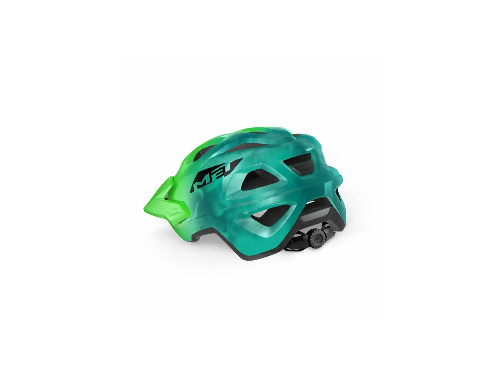 MET Eldar Junior Helm grün Tie-Dye Größe Uni (52-57 cm)
