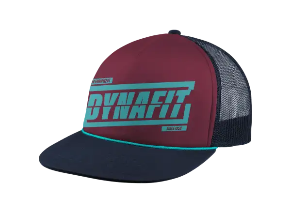 Dynafit Graphic Trucker Cap Burgundy/Tabloid