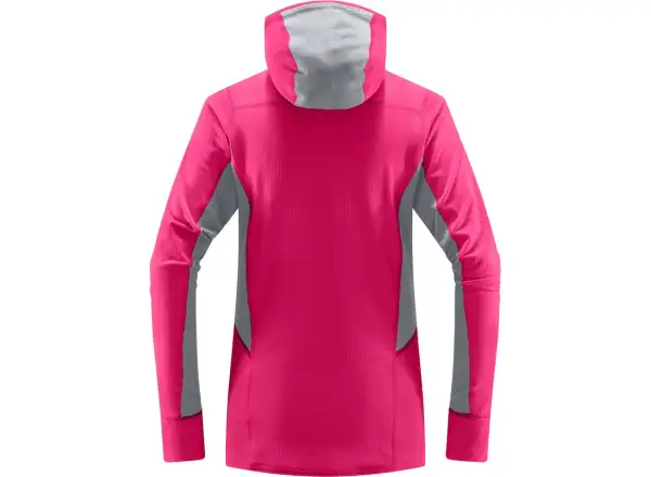 Haglöfs L.I.M. Mid Comp Hood Damen Kapuzenpullover rosa