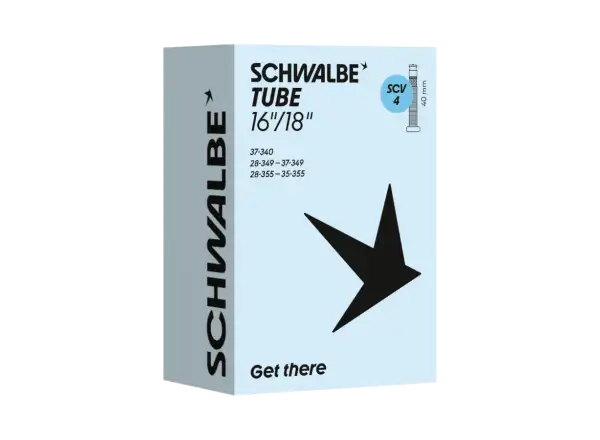 Schwalbe schlauch 16"/18" 28/37-340/355 Clik ventil 40mm