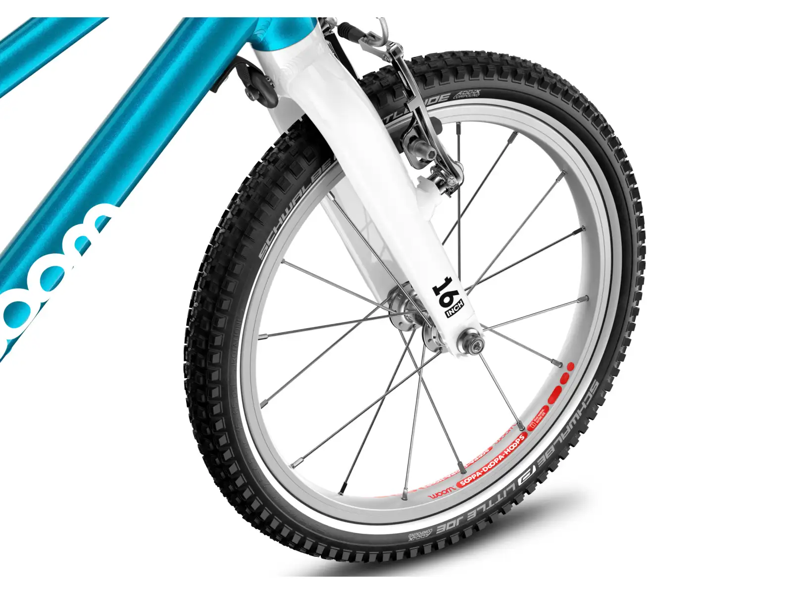 Woom GO 3 Metallic Blue 16 Kinderfahrrad