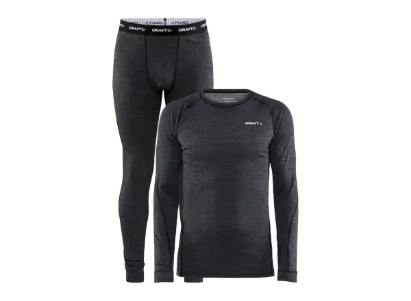 Craft Core Wool Merino Herren Funktionsset Blau