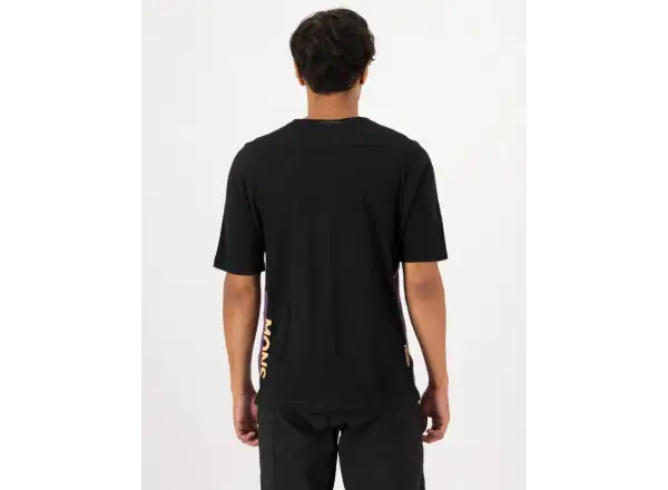 Mons Royale Diversion Merino Herren T-Shirt Kurzarm Boysenberry/Black
