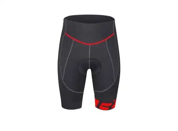 Force B30 Herren Shorts mit Polsterung Schwarz/Rot