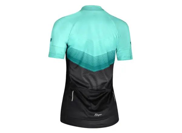 Etape Violet Damenradtrikot kurzärmlig Mint/Schwarz